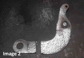 Handbrake lever cut